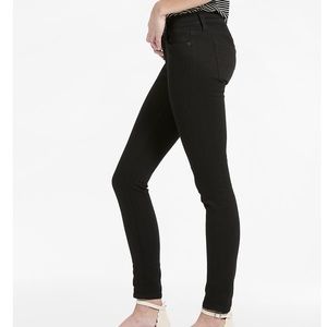 Charlie Low Rise Skinny Jean (Black Amber)